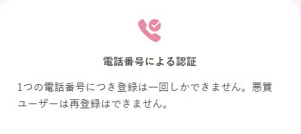 ワクワクメールの電話番号認証